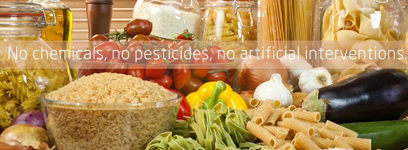 No chemicals, no pesticides, no artificial interventions.