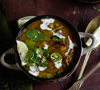 Organic Thai detox lentil soup