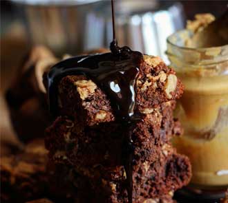 Organic Peanut Butter Chocolate Brownie