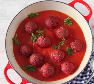 Organic Vegetable Kofta Balls In Tomato Sauce