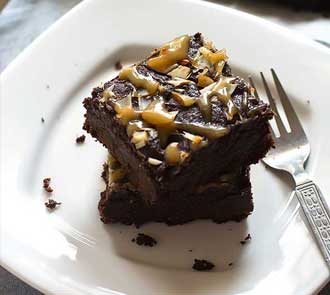 Organic Eggless Ragi Brownies Recipe
