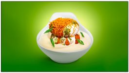 Organic Masoor Dal and Paneer Tikki Chat