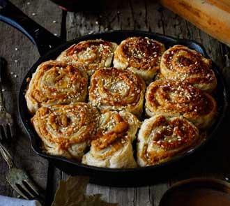 Organic Peanut Butter Puff Pastry Rolls