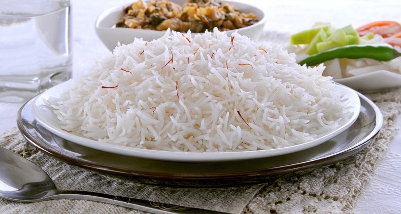 Calories in 100g of Cooked Basmati Rice and Nutrition Facts