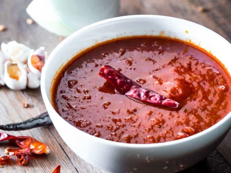 how to make red chilly sauce