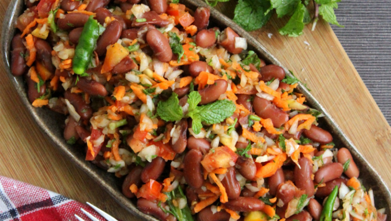 Get bowled over by this delectable Rajma Salad Recipe  